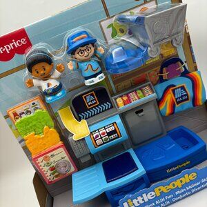 Fisher-Price Little People Aldi Figure Shopping Grocery Checkout Play Set 2026